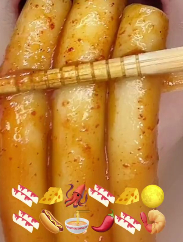 解压视频:年糕条 糯叽叽的超好吃