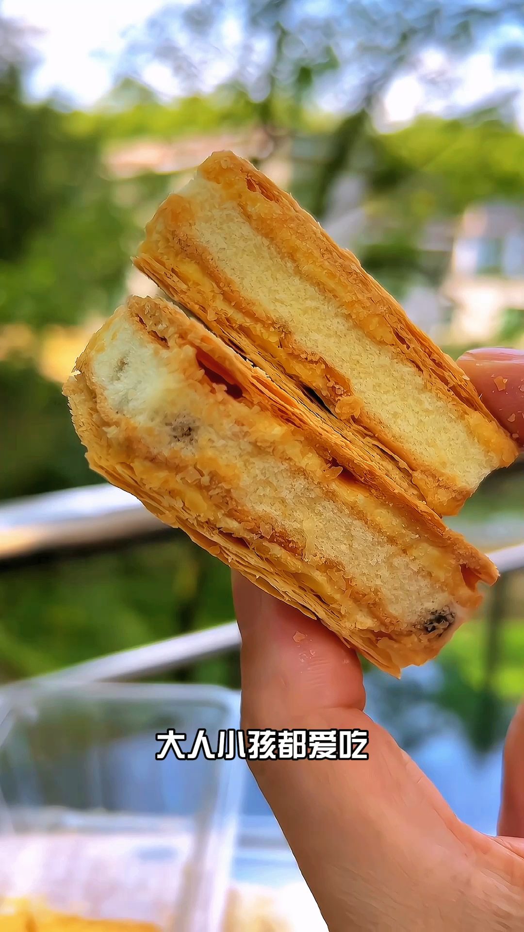 拿破仑蛋糕你吃过吗,每一口都酥酥脆脆,真的太好吃 了#拿破仑 #蛋糕 #甜品治愈一切