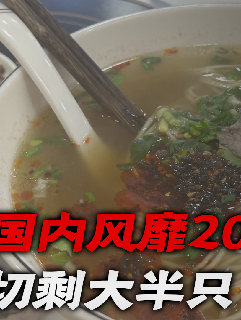 兰州拉面国内风靡20年,现在傻子都不吃!不如改名“葱花香菜面”