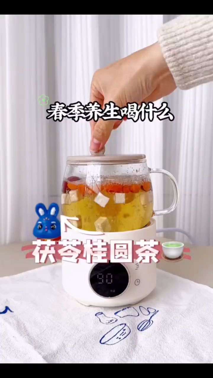 春季养生喝什么 茯苓桂圆茶
