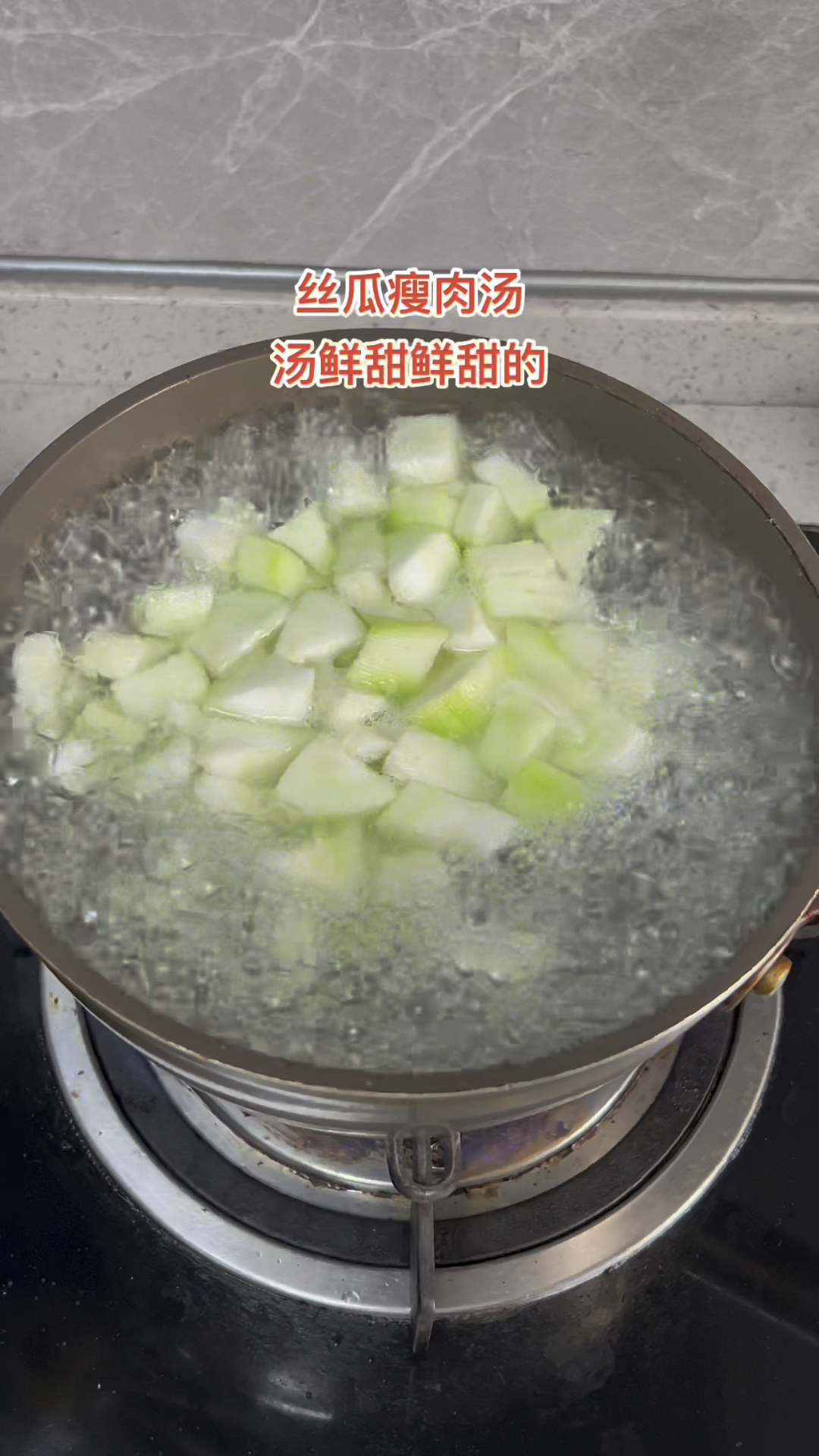 丝瓜瘦肉汤 汤鲜味美