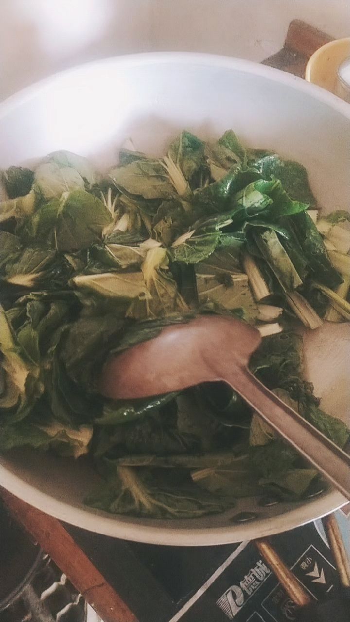 今天做的美食清炒小白菜