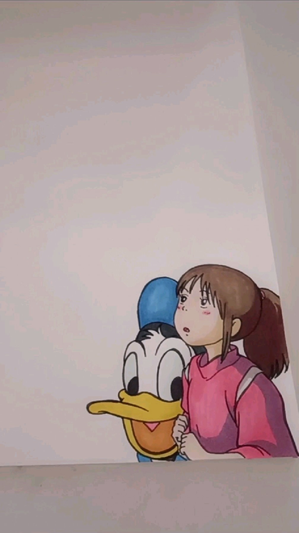 今天给粉丝画唐老鸭