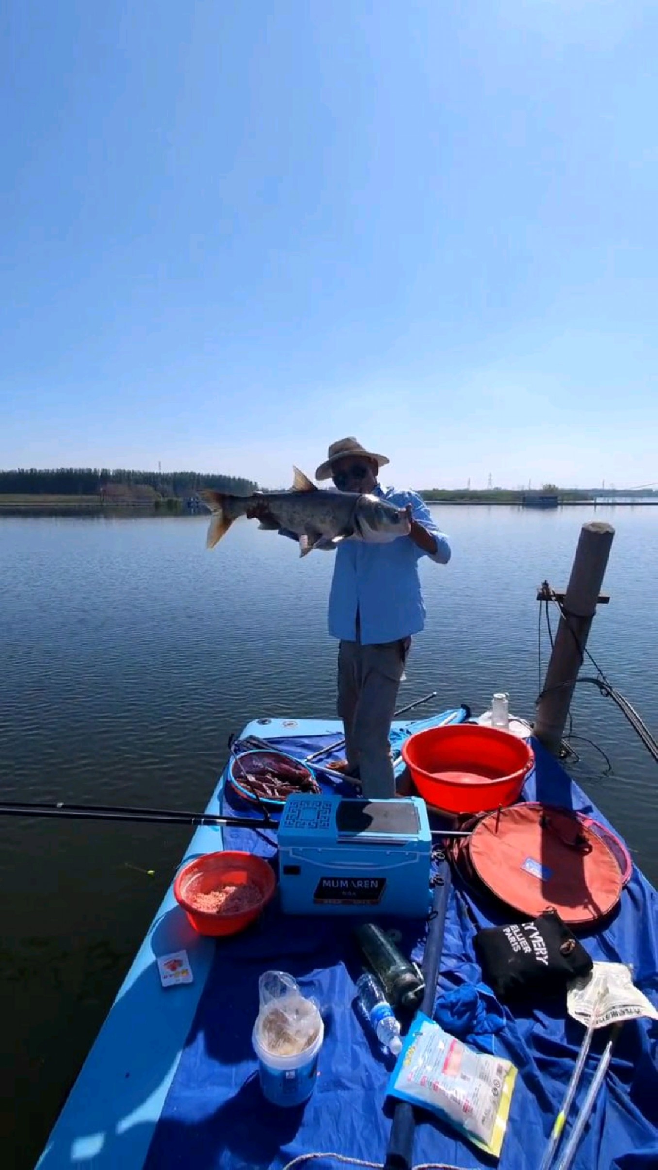 野钓大花鲢,钓花鲢