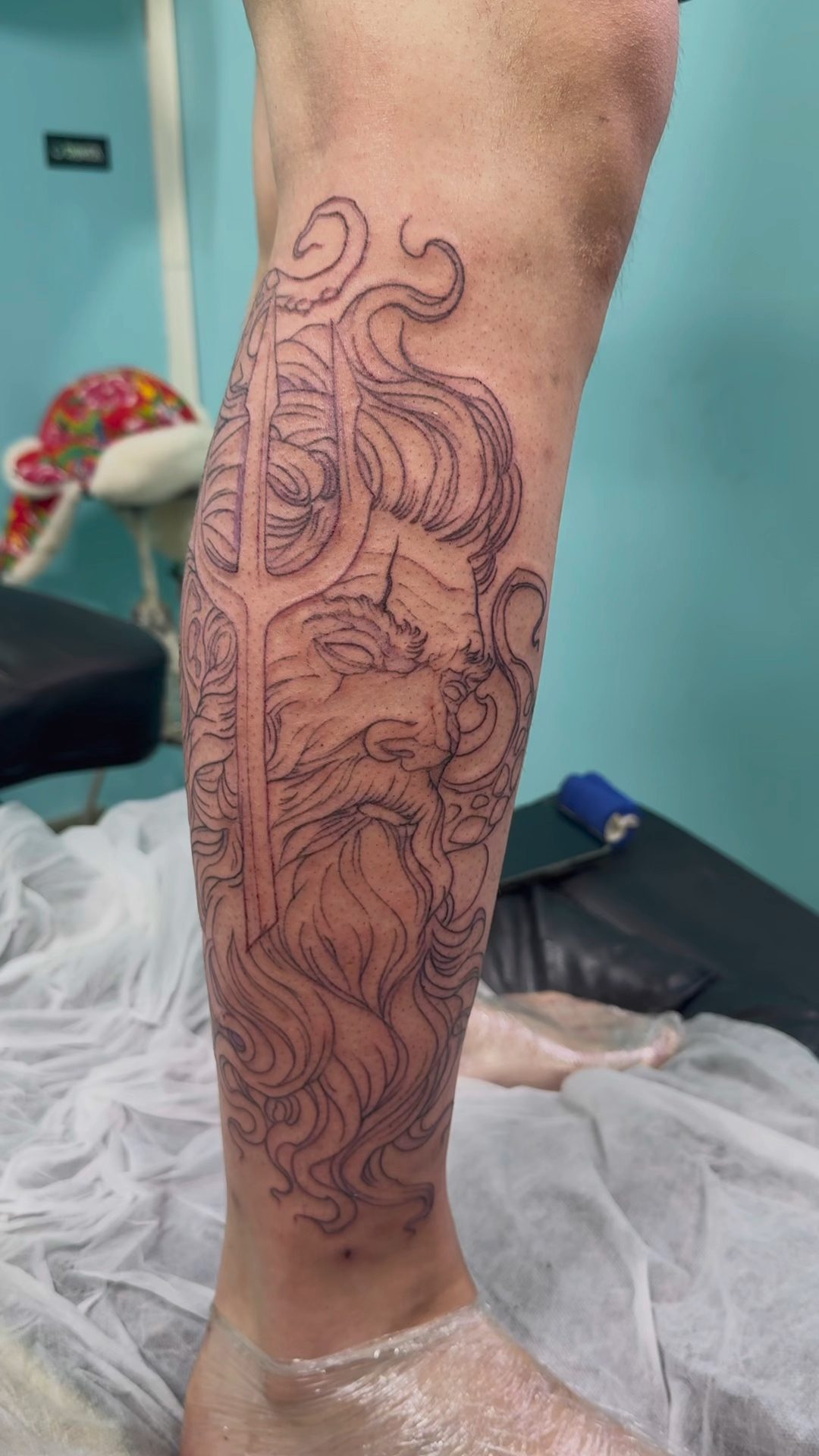 #海王#包小腿未完待续#刺锦堂纹身出品