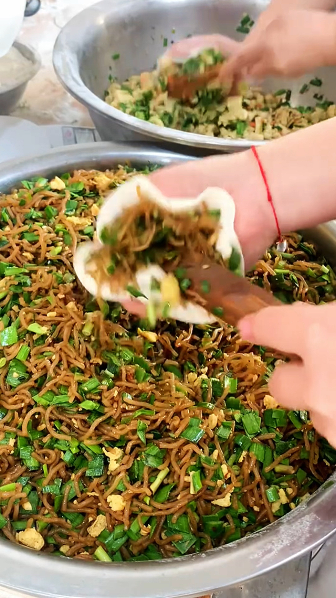 制作素馅包子