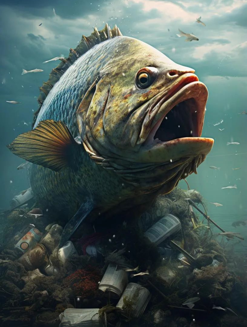 被辐射过后的鱼,长出獠牙,神似万年前的食人鱼!