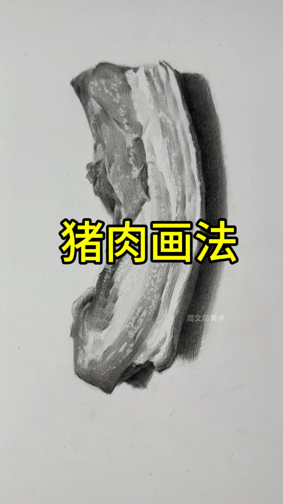 零基础轻松学会猪肉画法