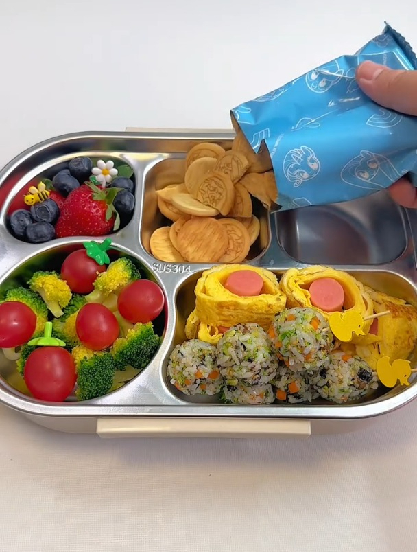 小孩子的便当就这样做吧