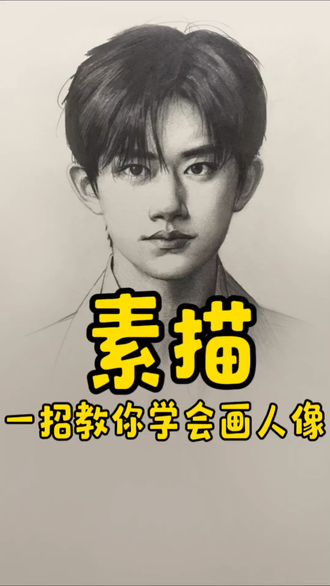 素描人像非常简单,你还不会吗?