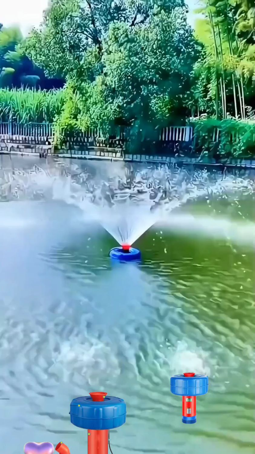 鱼塘增氧机220v/380v大功率池塘打氧机专用水产养殖浮水泵