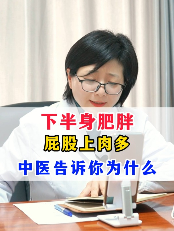 下半身肥胖,屁股上肉多,中医告诉你怎么回事
