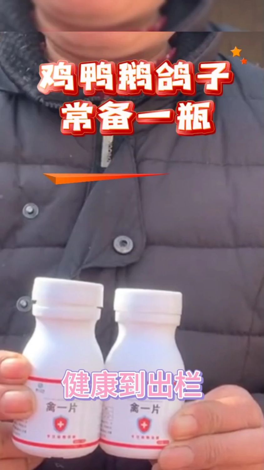 鸡鸭鹅鸽子常备一瓶,健康到出栏