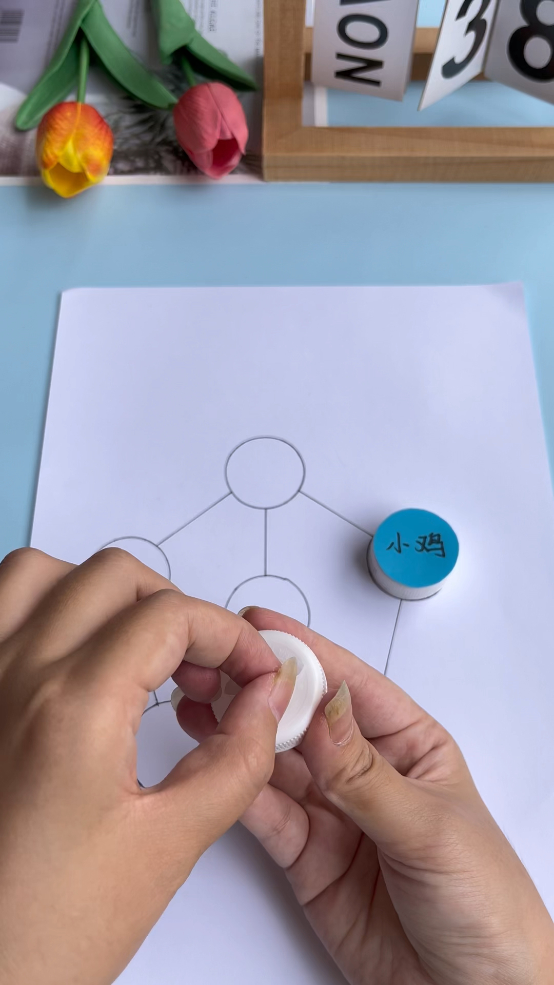 一起来做一个老鹰抓小鸡亲子游戏手工,和家里的孩子玩起来吧