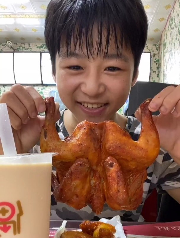 去镇上吃个烤鸡