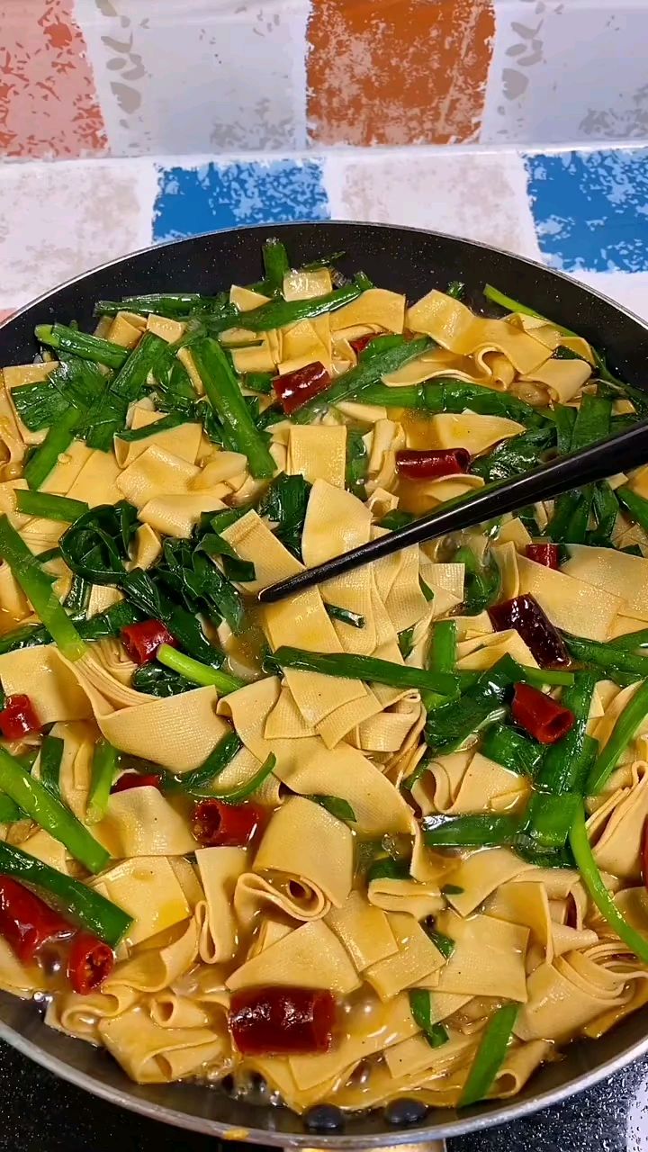 家常菜 第91集‖干豆腐炒韭菜