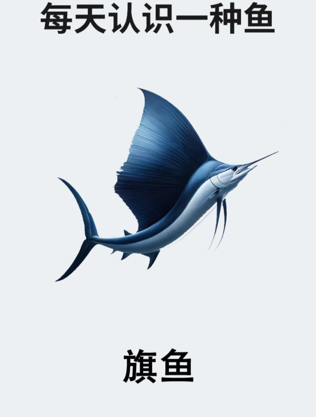 每天认识一种鱼之旗鱼
