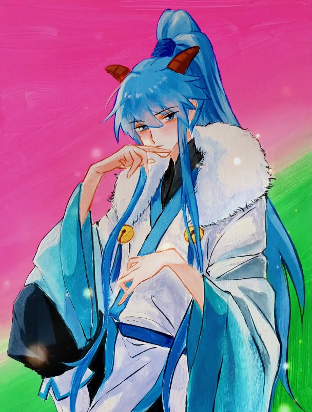 爸爸画的喜羊羊VS我画的喜羊羊 你喜欢哪一幅?