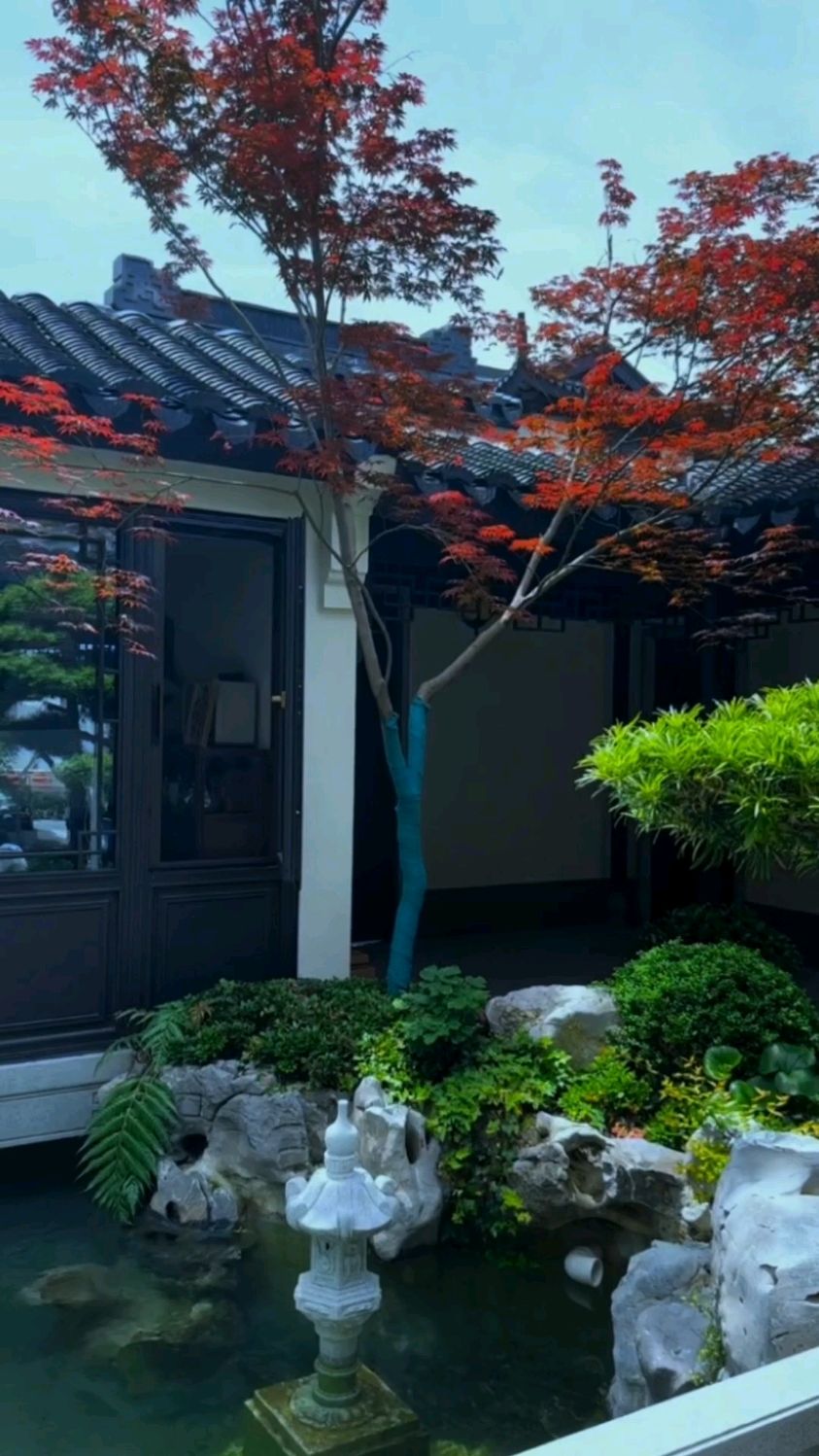 中式徽派合院,将“国画”搬进家里!