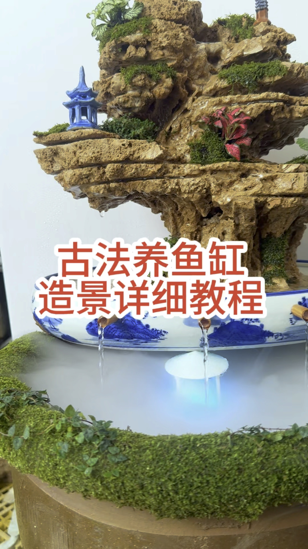 古法养鱼缸造景详细教程
