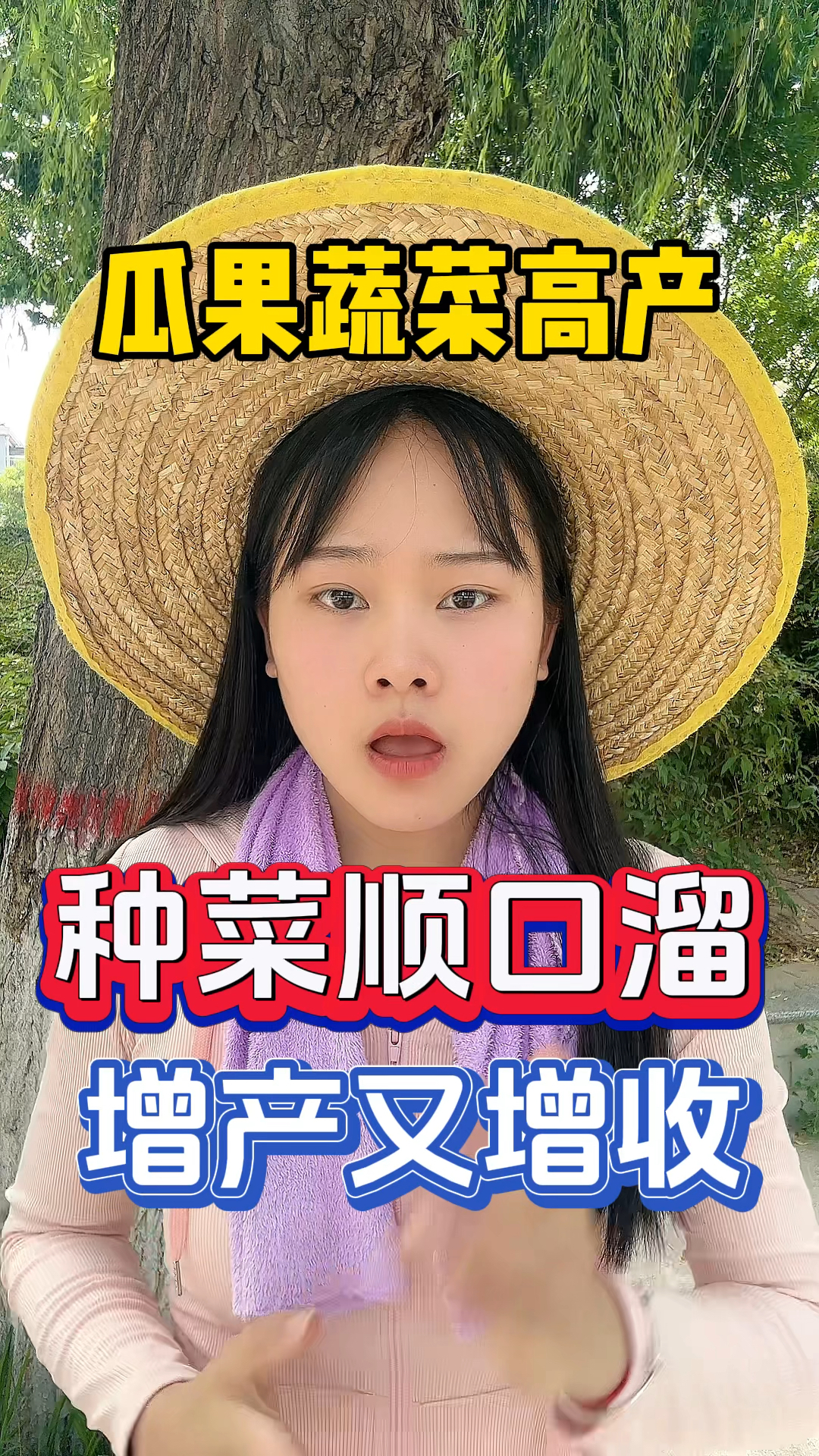种菜顺口溜 增产又增收