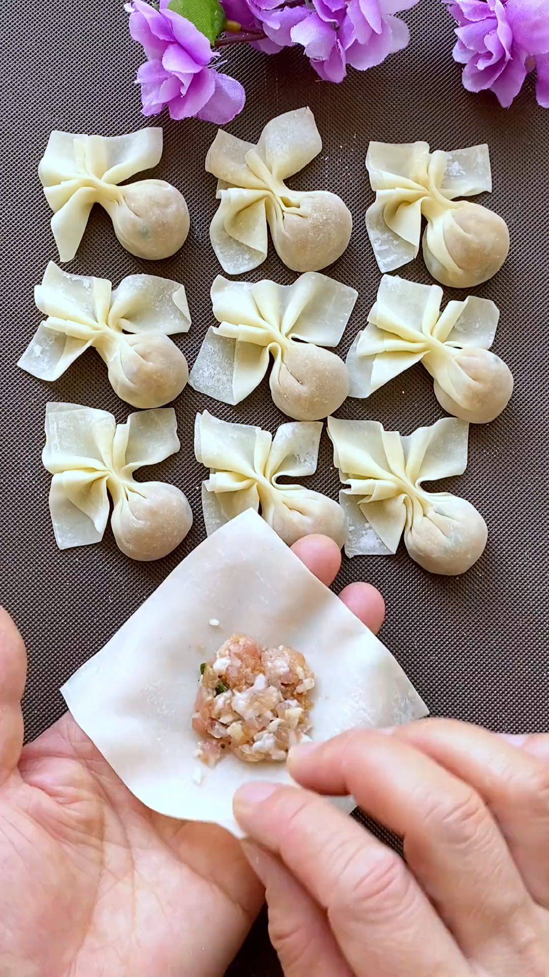 小金鱼饺子慢动作包法