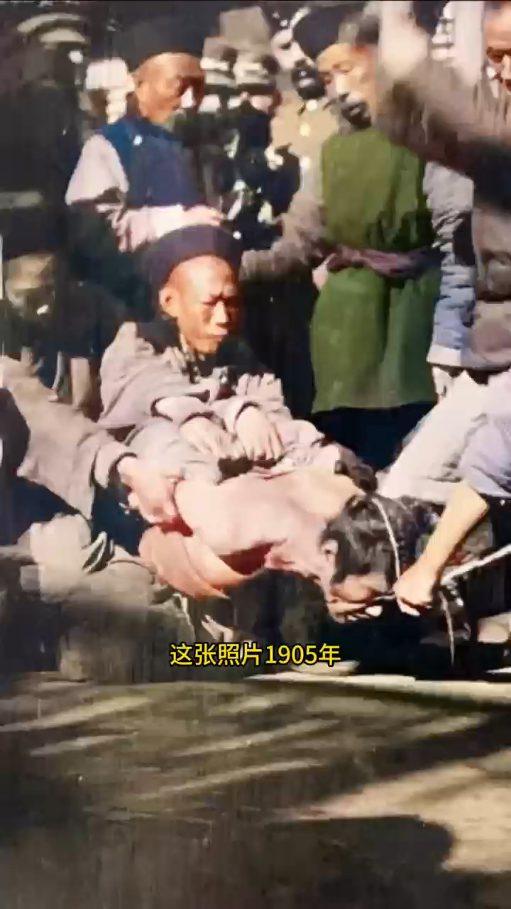 1905年,北京菜市口斩首义和团