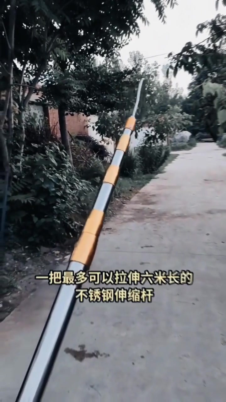 鱼笼不锈钢伸缩起笼杆捞鱼网