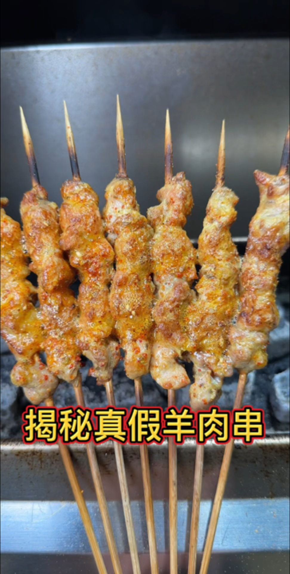 揭秘真假羊肉串。