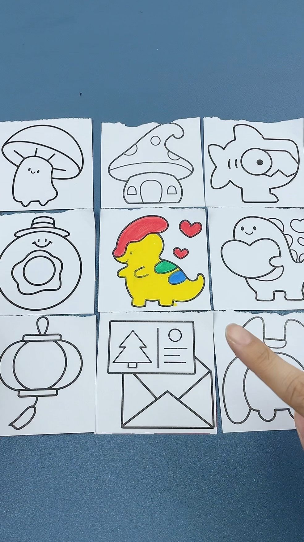 好玩的迷你涂色画本