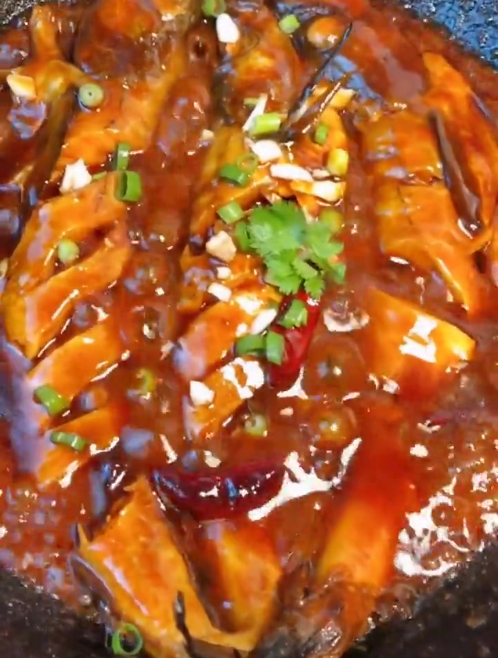 美食教程之辣焖明太鱼