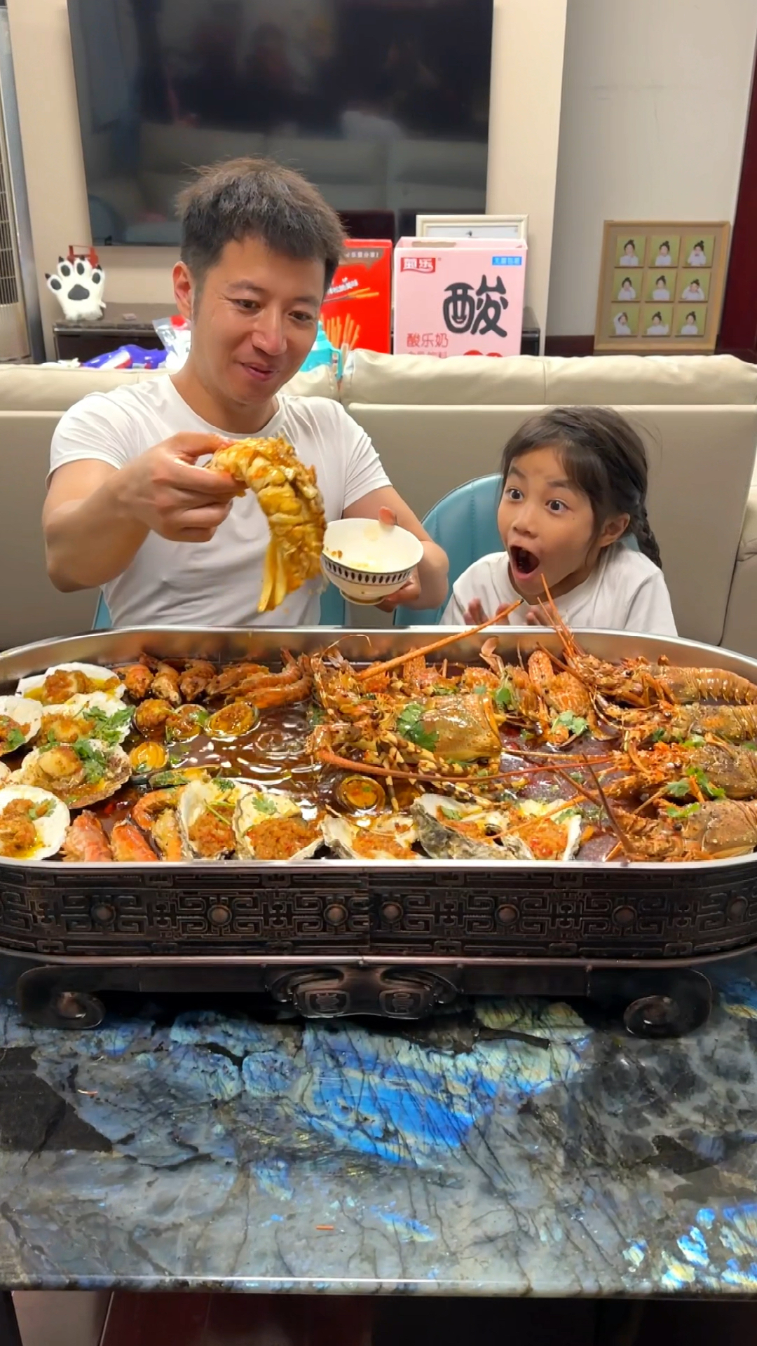 我今天又双叒叕长见识了!给闺女做的才是海鲜大咖