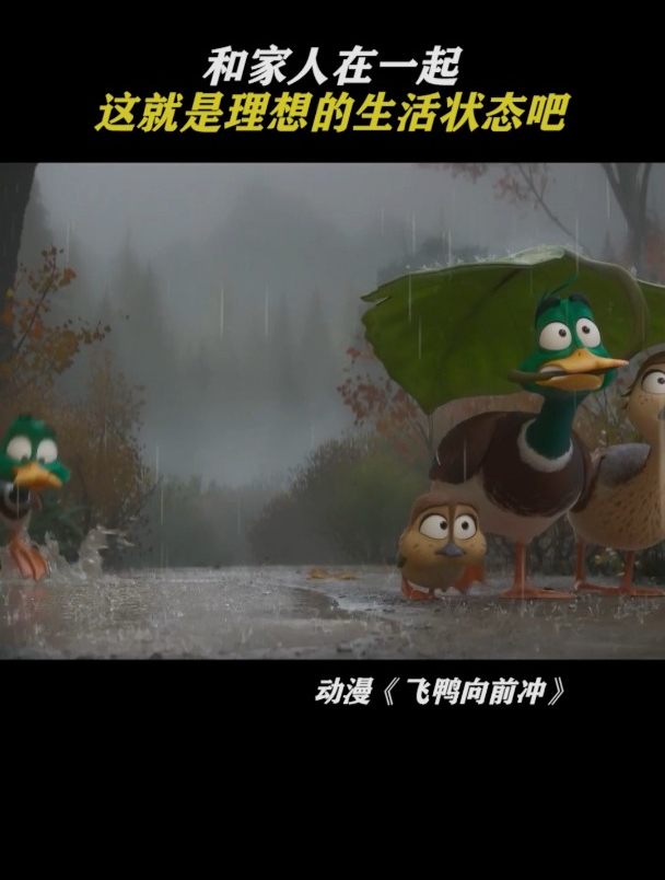 飞鸭向前冲:这就是理想的生活状态吧