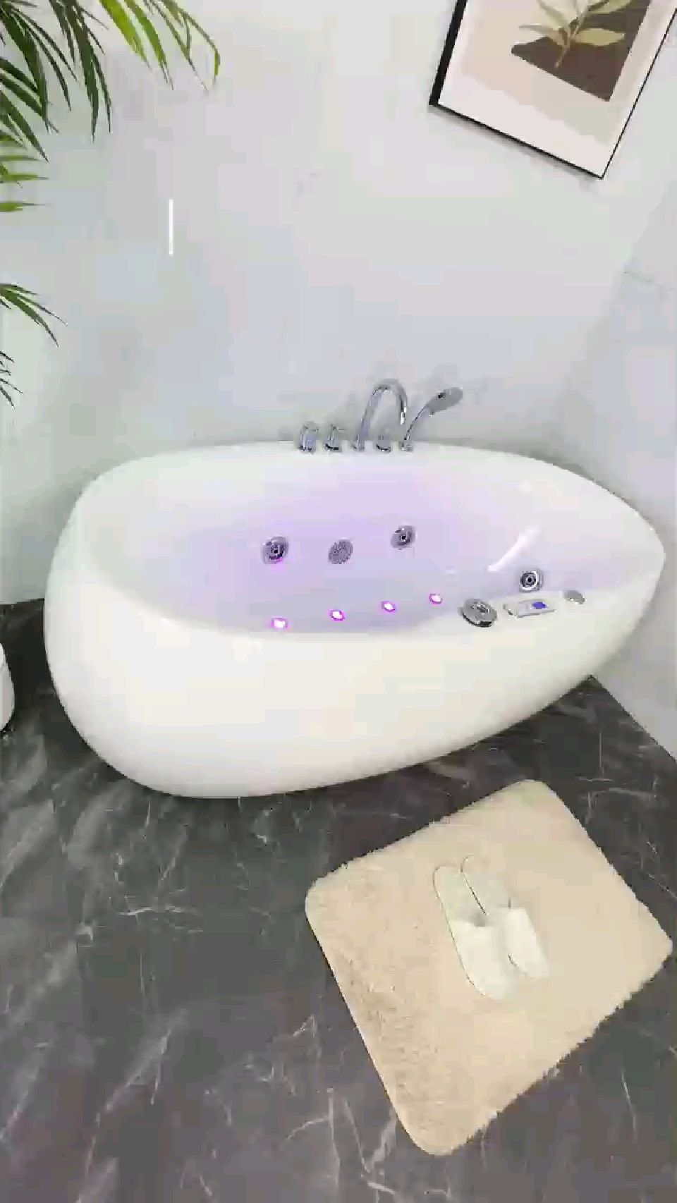 超级好看的鹅蛋形浴缸