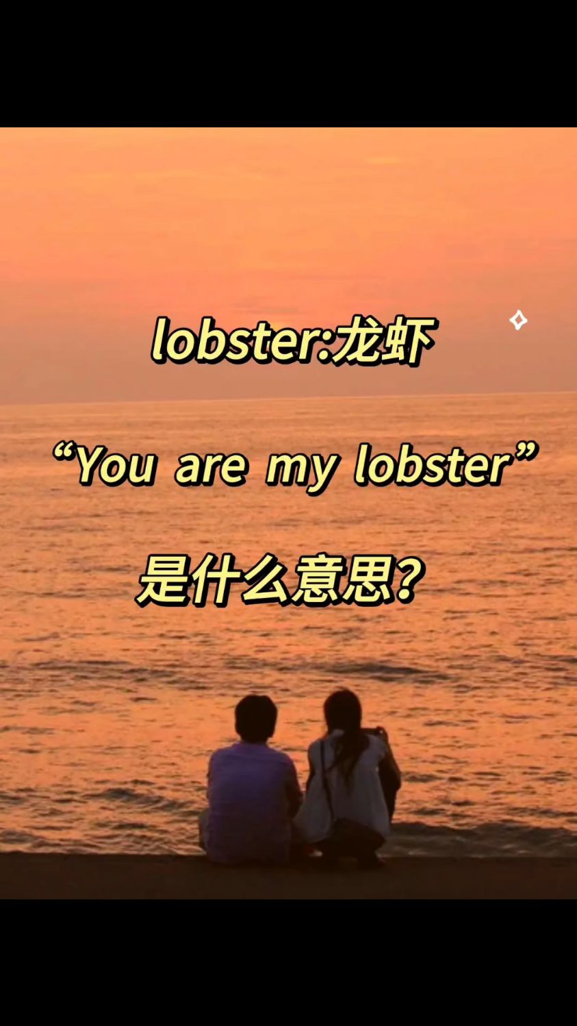 “You're my lobster”别再翻译成你是我的龙虾啦