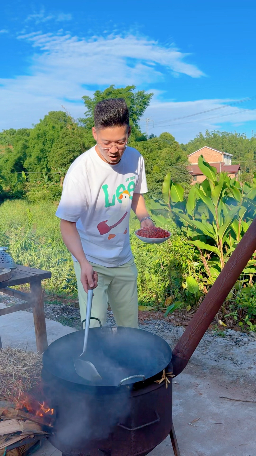 我的乡村生活,有新鲜的田鱼,有家乡美食,有绿水青山有蓝天白云