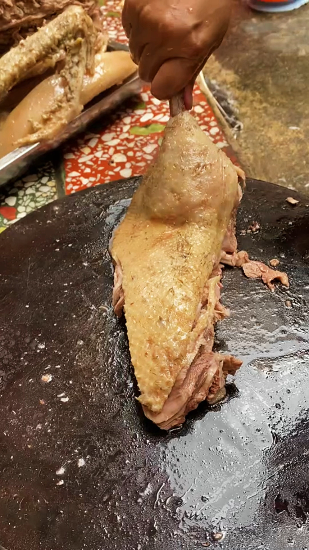 快速改刀鹅腿肉,真有食欲