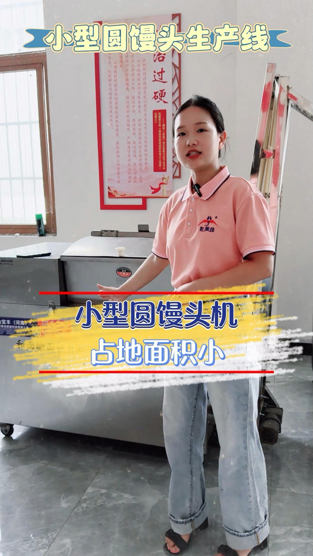小型圆馒头生产线