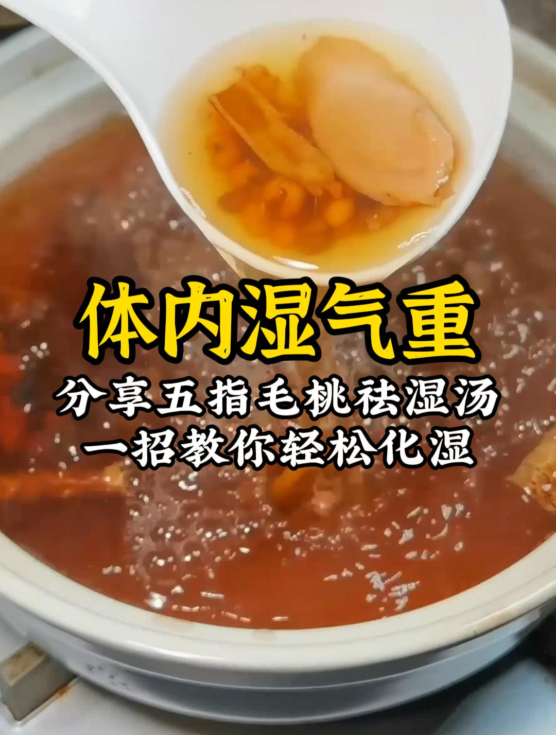 体内湿气重,分享一碗五指毛桃祛湿汤,排除湿气全身轻松