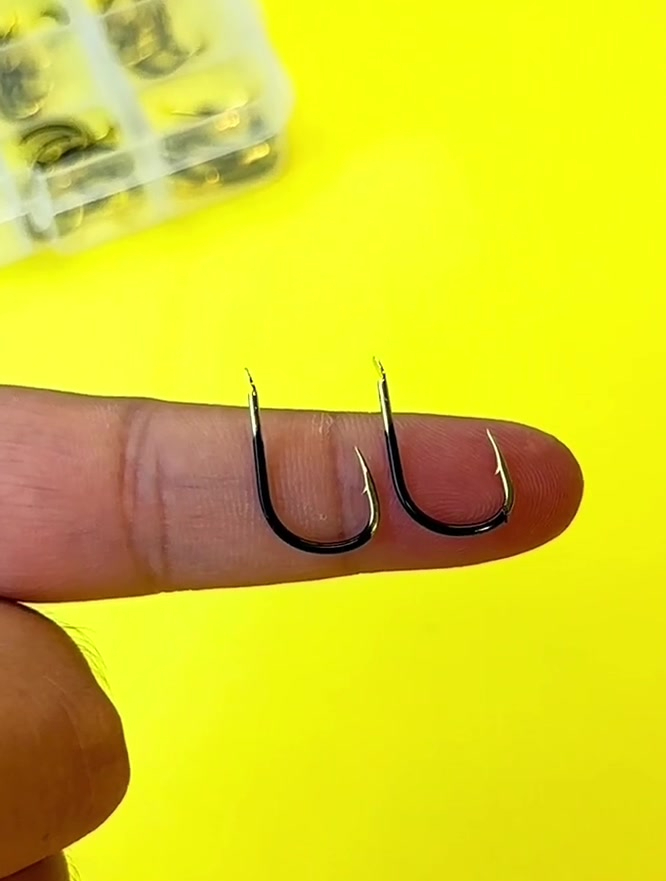 一级老钓友都在用的鱼钩,钩尖锋利,硬度高,宁断不弯曲