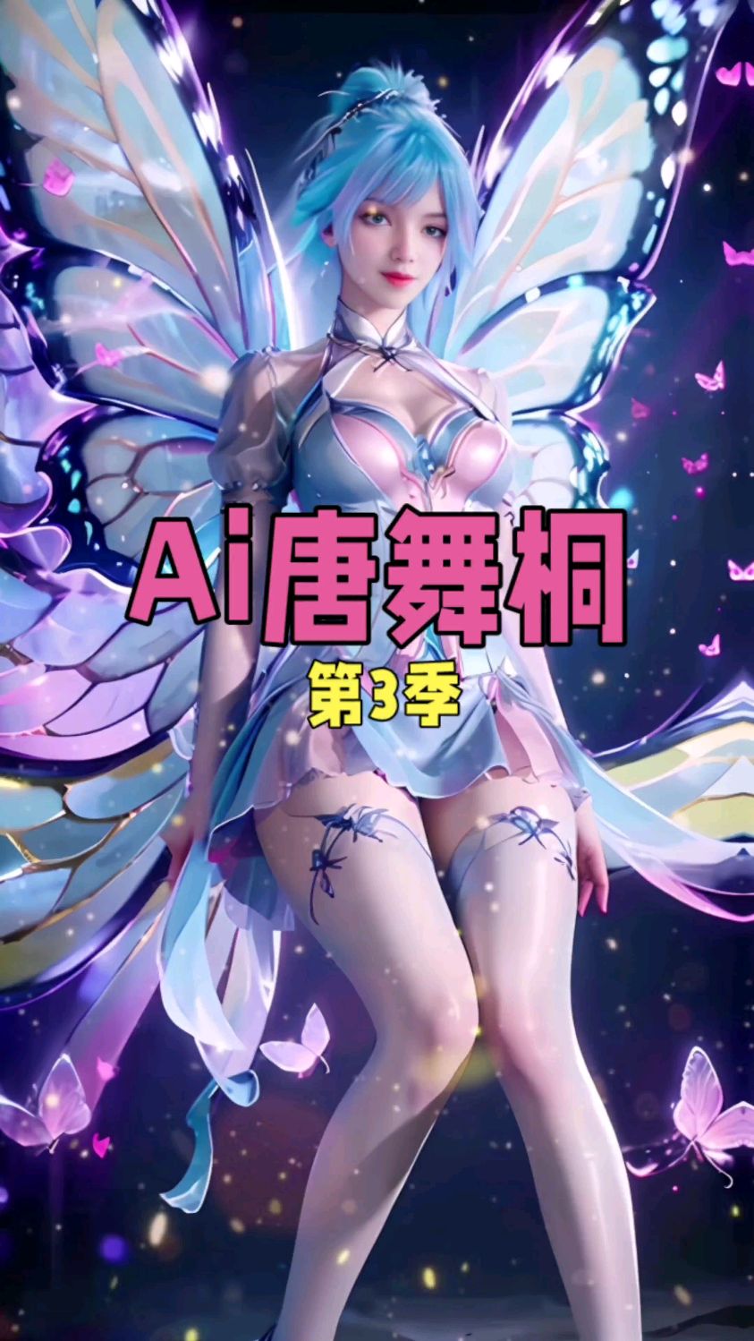 斗罗大陆2绝世唐门,ai唐舞桐,光明女神蝶壁纸,第3季!