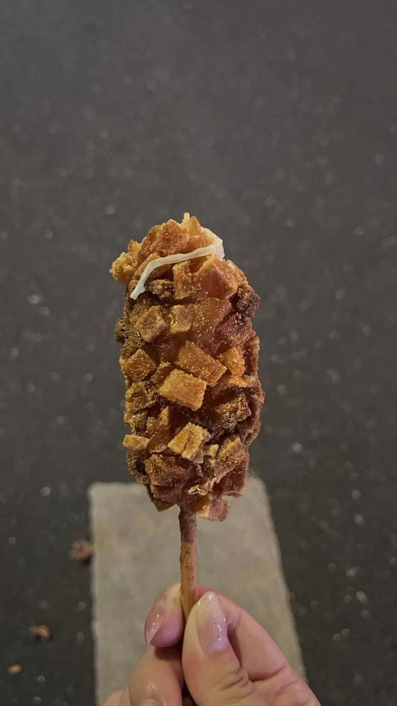 震惊!没想到正新的土豆芝士棒真拉丝啊