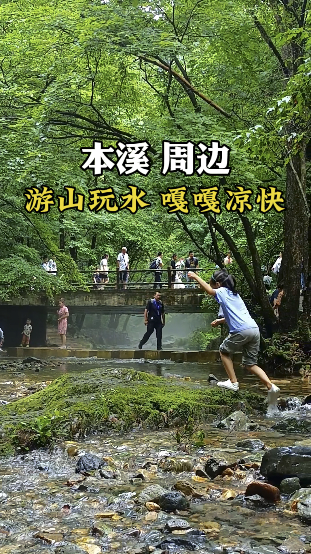 据说沈阳的朋友在这个夏天都要去一次本溪关门山森林公园 这有山有水还凉快!