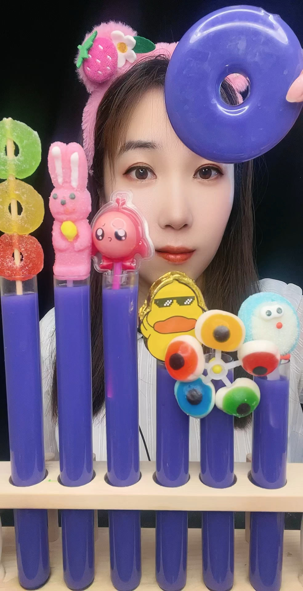 紫色甜甜圈声控来啦