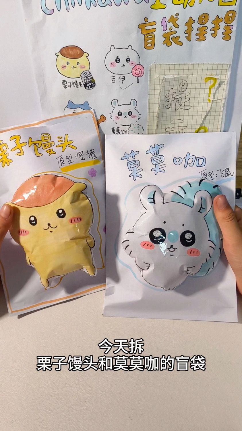 chiikawa盲袋最后一期,栗子馒头和莫莫咖