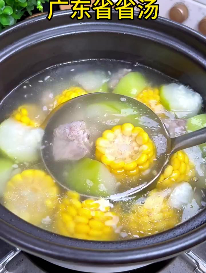 广东省省汤,玉米节瓜煲排骨