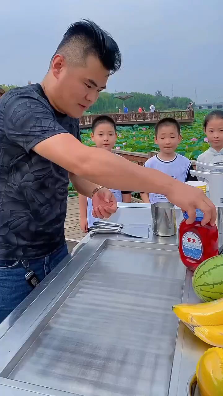 孩子们的最爱夏日饮品炒酸奶