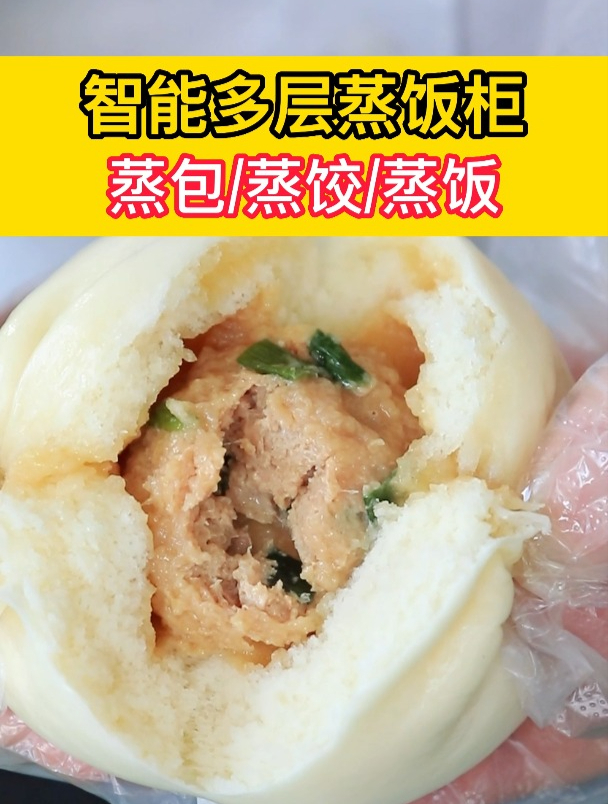 智能多层蒸饭柜,可以用于蒸包子、蒸饺子、蒸米饭