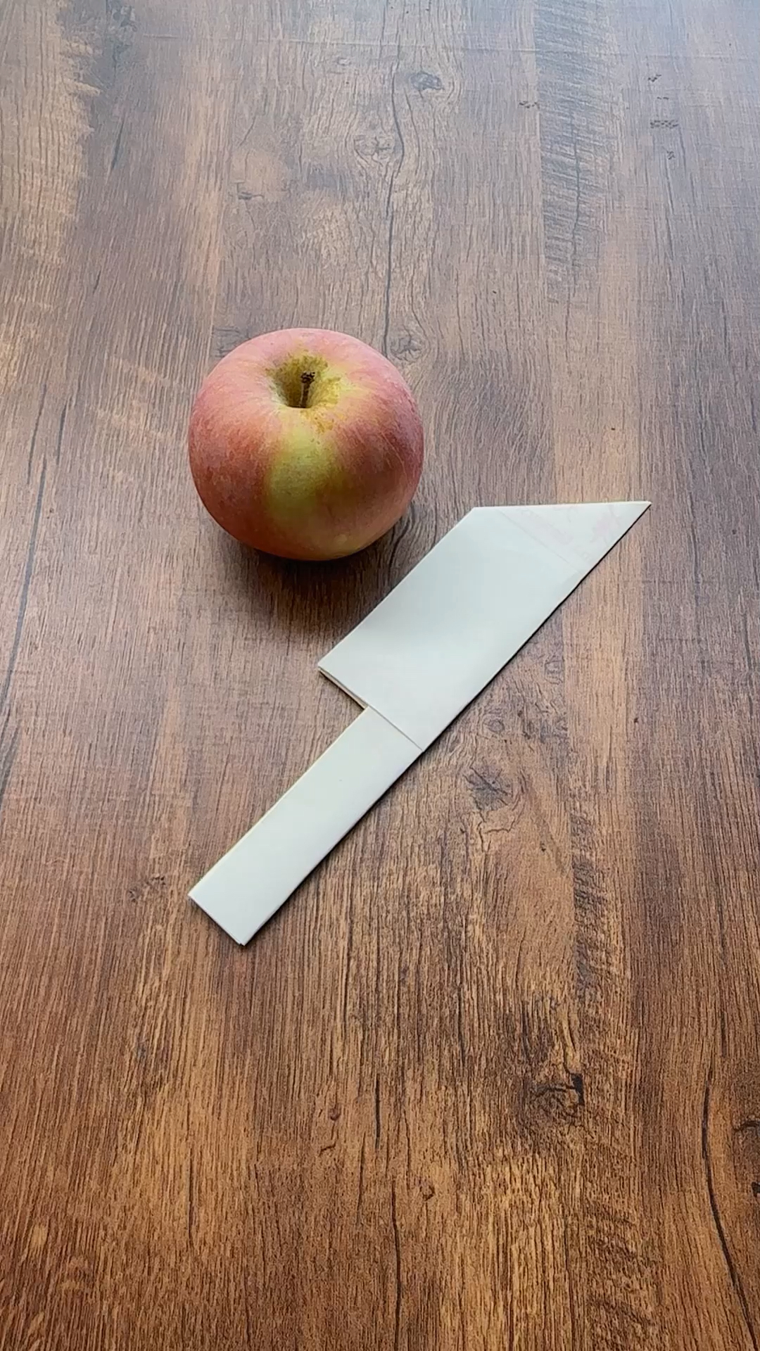 绝对安全的折纸菜刀,你学会了吗?