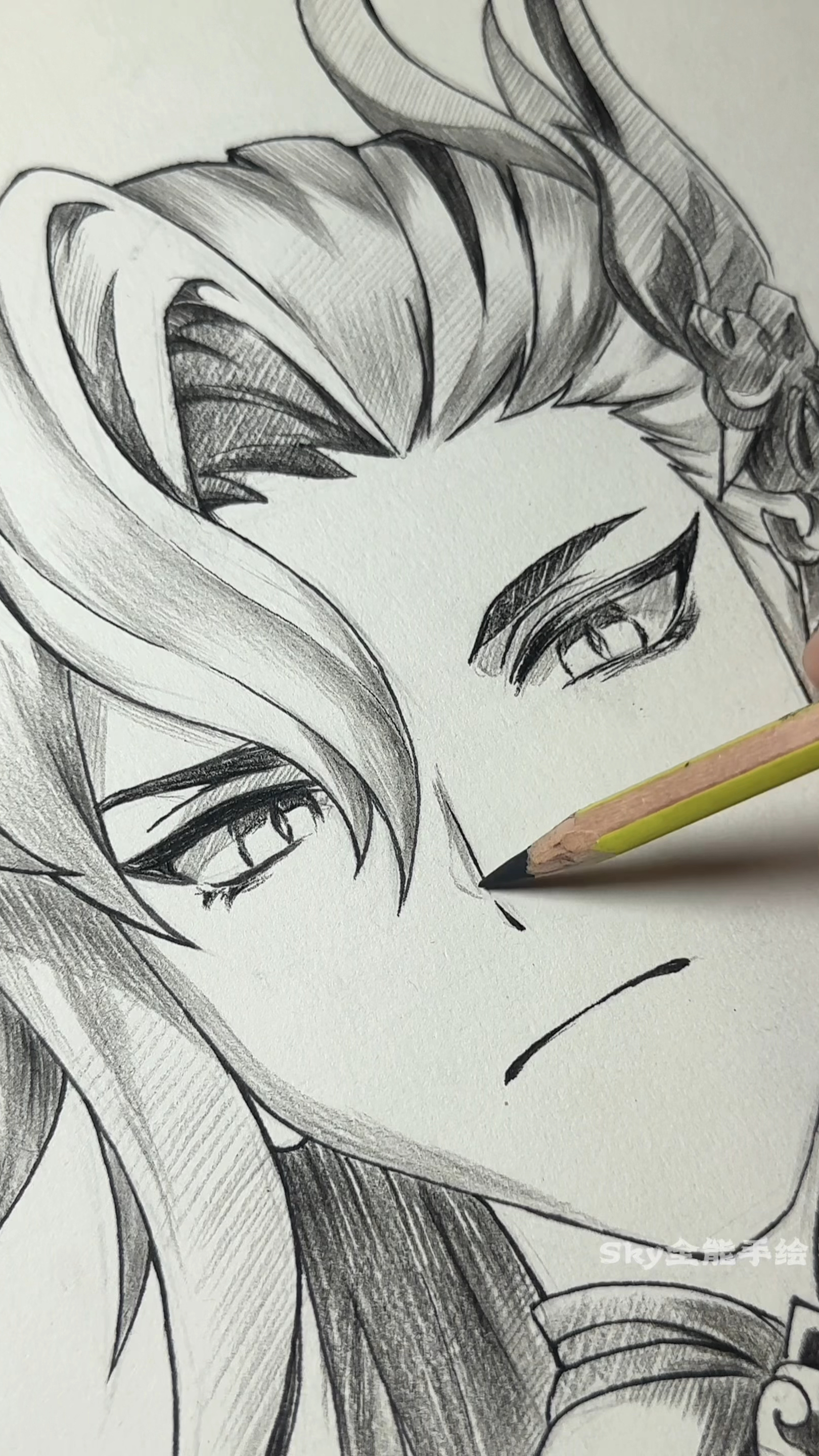 纳维莱特素描排线画法